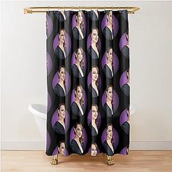 Emma Stone Shower Curtain