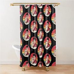 Andrew Garfield and Emma Stone Shower Curtain