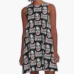 Emma Stone A-Line Dress Fan Art