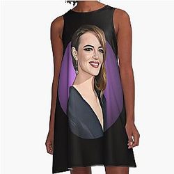 Emma Stone A-Line Dress