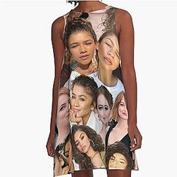 Emma Stone and Zendaya A-Line Dress