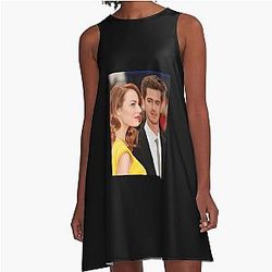 Andrew Garfield Emma Stone A-Line Dress