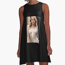 Emma Stone A-Line Dress