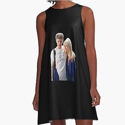 Andrew Garfield in Emma Stone A-Line Dress