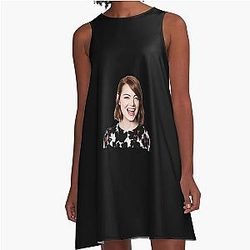 Emma Stone A-Line Dress