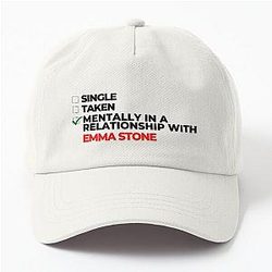 Mentally in a Relationship with Emma Stone Dad Hat