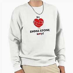 In a Relationship With Emma Stone Pullover Sweatshirt