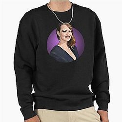 Emma Stone Cartoon Pullover Sweatshirt