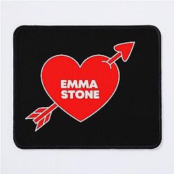 In Love With Emma Stone Mouse Pad