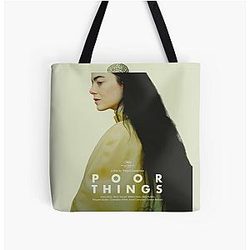 Poor things poster emma stone tote bag