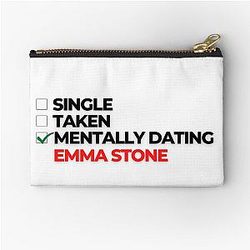 Mentally Dating Emma Stone Purse Pouch