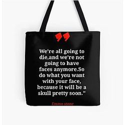 Emma Stone All Over Print Tote Bag