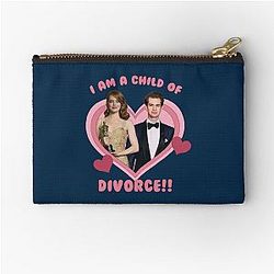 Andrew Garfield and Emma Stone child of divorce Zipper Pouch