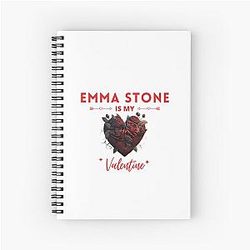 Emma Stone My Valentine Notebook