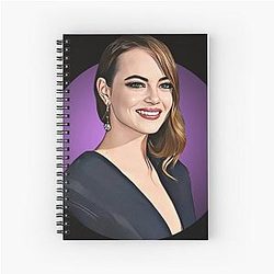 Emma Stone Spiral Notebook