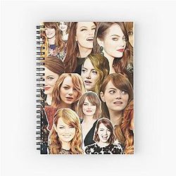 Emma Stone Spiral Notebook