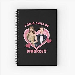 Andrew Garfield Emma Stone Child of Divorce Spiral Notebook