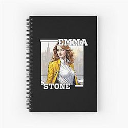 Emma Stone Spiral Notebook
