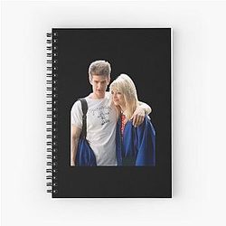Andrew Garfield and Emma Stone Spiral Notebook