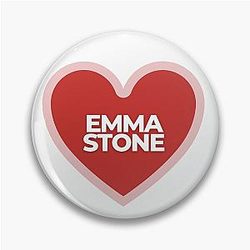 I Heart Emma Stone Pin