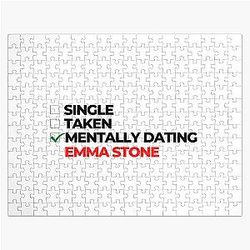 Mentally Dating Emma Stone Jigsaw Puzzle