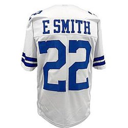 Emmitt Smith White Dallas Unisex Adult Sizes S-5XL Custom Sewn Stitched