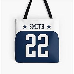 Emmitt Smith Dallas Cowboys All Print Tote Bag