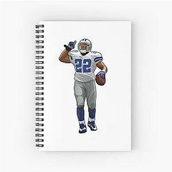 Emmitt Smith Celebrates Spiral Notebook