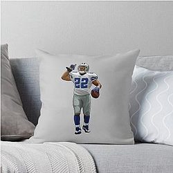 Emmitt Smith Celebrates Throw Pillow