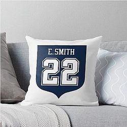 Emmitt Smith throw pillow