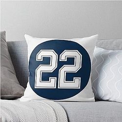 Emmitt Smith Number 22 JerseyDallas Cowboys Throw Pillow