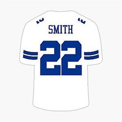 Emmitt Smith Dallas Cowboys Sticker