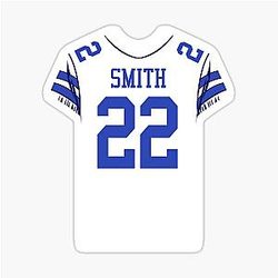 Emmitt Smith Jersey Sticker
