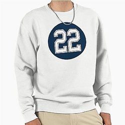 Emmitt Smith Dallas Cowboys Number 22 Jersey Inspired Pullover Sweatshirt