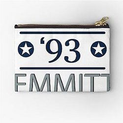 MAKE DALLAS GREAT Zipper Pouch (Troy Aikman, Emmitt Smith, Football)