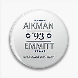 Make Dallas Great Again Troy Aikman Emmitt Smith football