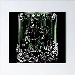 Emmrich Volkarin the Necromancer, Dragon Age Veilguard, Fantasy Tee Shirt Poster