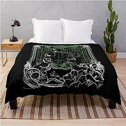 Emmrich Volkarin the Necromancer Dragon Age Veilguard Fantasy Throw Blanket