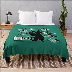 Dragon Age: Inquisition Quotes Throw Blanket