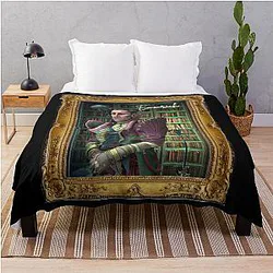 Volkarin Ember Michael Dragon Age Veilguard Throw Blanket