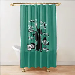 Dragon Age: Emhrich Volkarin & Manfred Quotes Shower Curtain