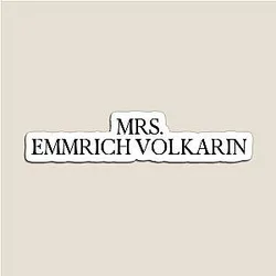 Mrs Emmrich Volkarin Magnet