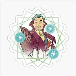 Emmrich Volkarin - The Necromancer of the Wisp Sticker