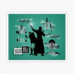 Dragon Age: Manfred Quotes Sticker