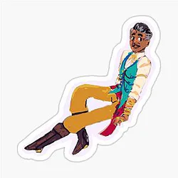 Necromancer Emmrich Volkarin fanart sticker