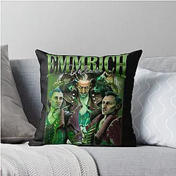 Emmrich Volkarin Bootleg Shirt Dragon Age Veilguard Throw Pillow