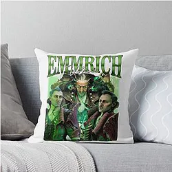 Emmrich Volkarin Dragon Age Veilguard Throw Pillow