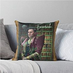 Emmrich Volkarin Dragon Age Veilguard Throw Pillow