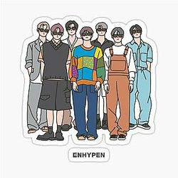 ENHYPEN KPOP ART Sticker
