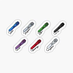 Enhypen Microphones Sticker Pack